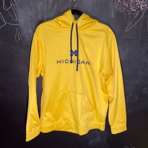 Yellow Michigan hoodie